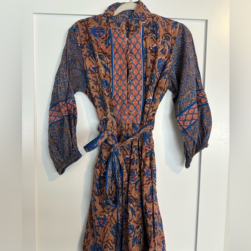 Anthropologie Sue Sartor Flounce Shorty Dress